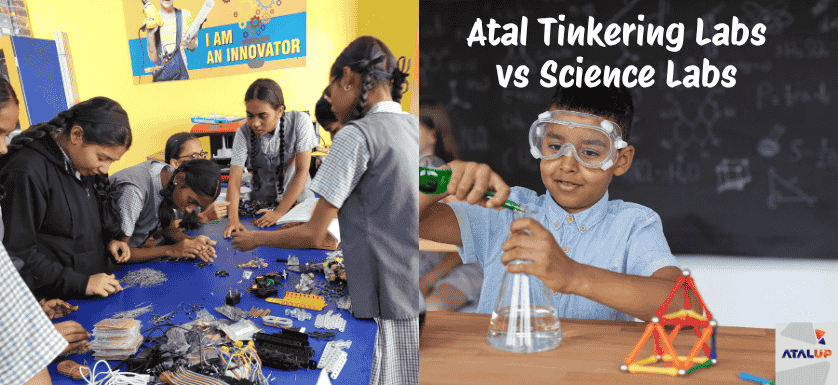 Science Lab In School vs Atal Tinkering Lab